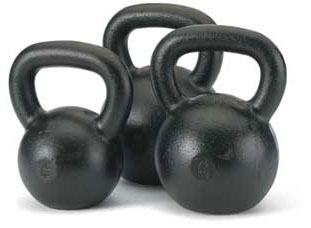 Bicep exercises you can do using a kettlebell set.