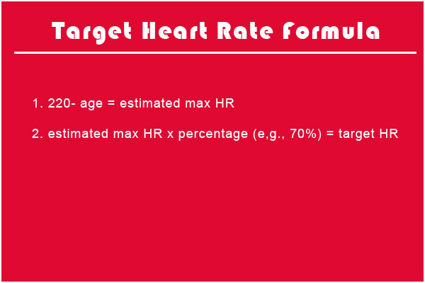 how to determine your target heart rate when exercising