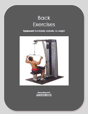 Free e-book of back exercises. 