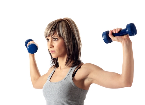 Upper body workouts you can do with a set of dumbbells 